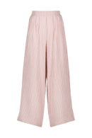 anja prêt à porter pantalon palazzo rayé rose packshot face