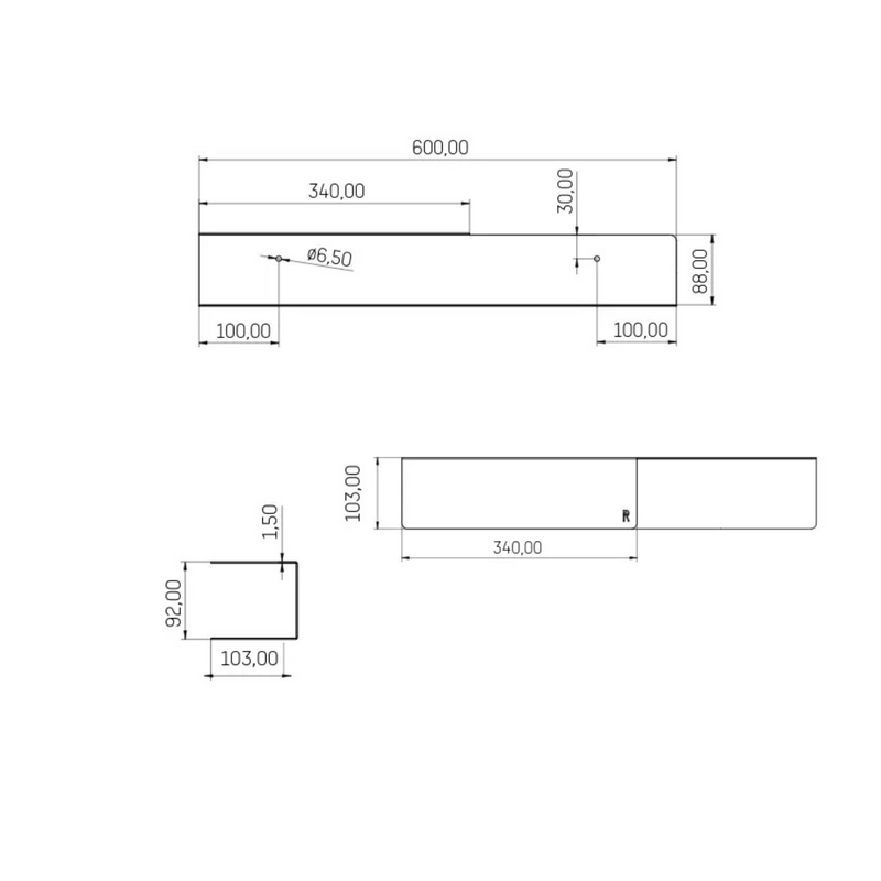 Porte Serviette Le Délicat - Noir