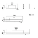 Etagère Murale Le Splendide - Noir