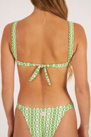 Top de bikini Lea - Verde