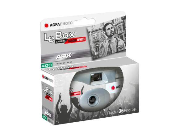 Appareil Photo Jetable - LeBox - 27 Photos Noir & Blanc - AgfaPhoto