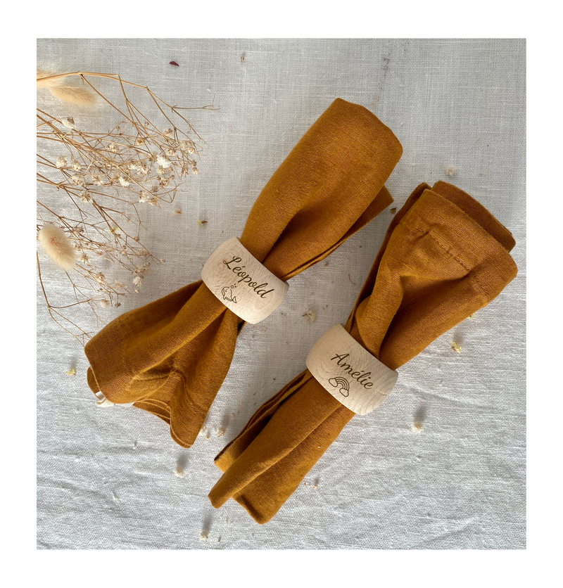 Rond De Serviette Personnalisé