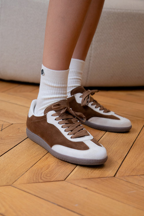 Baskets Les Colette - Marron Camel