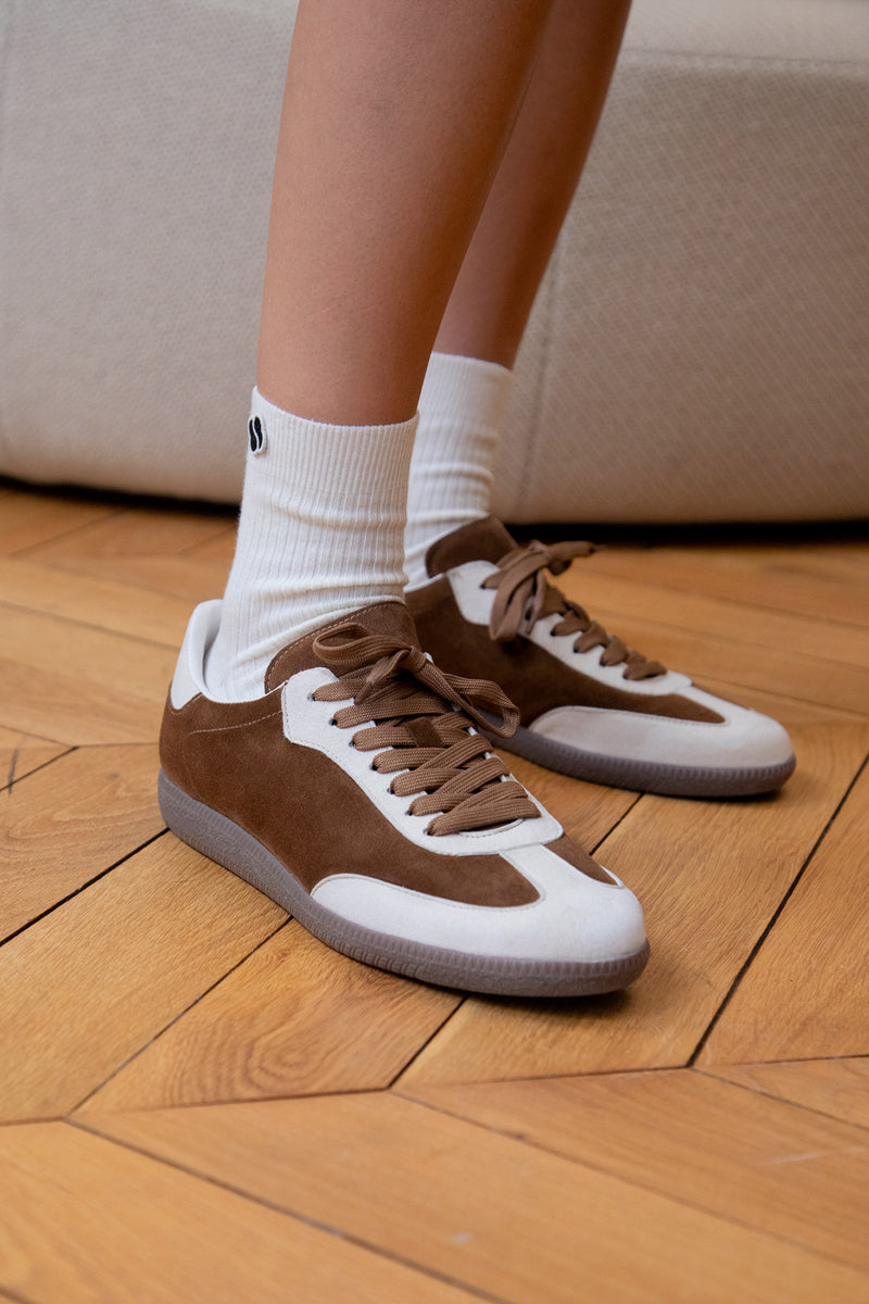 Sneakers Les Colette - Marron Camel - Femme