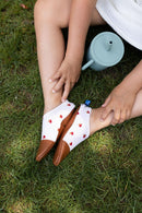 Les Petits Cœurs Bicolores - Chaussons Souples - Tout Terrain