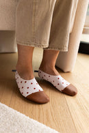 Les Petits Cœurs Bicolores - Chaussons Souples - Tout Terrain