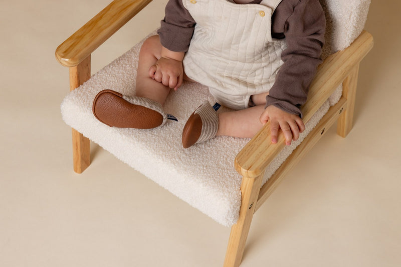 Les Petits Velours Noisettes - Chaussons Souples - Pour L'Intérieur