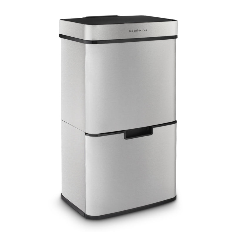 Poubelle De Tri - Inox - 64L/69L