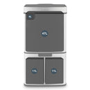 Poubelle De Tri - Inox - 64L/69L