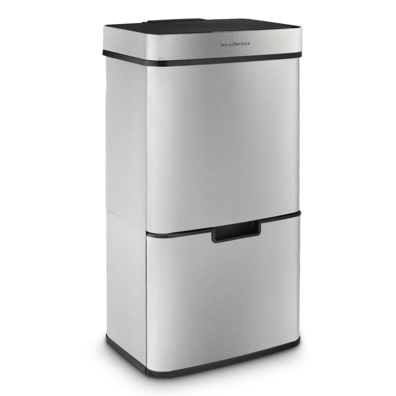Poubelle De Tri - Inox - 64L/69L