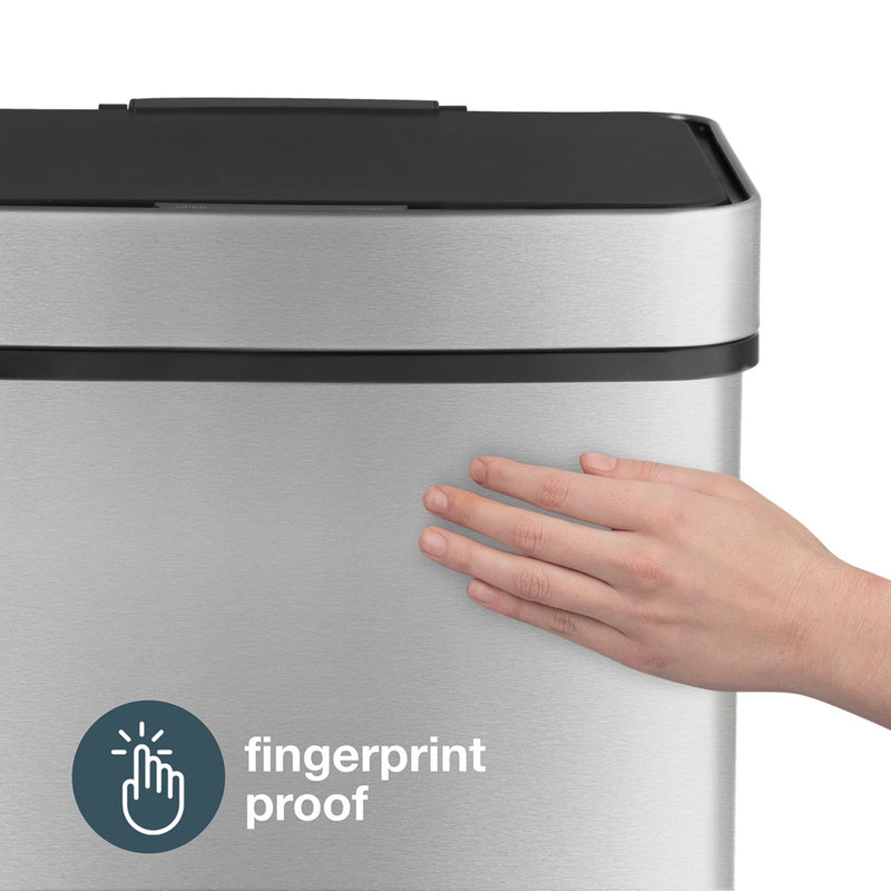 Poubelle De Tri - Inox - 64L/69L