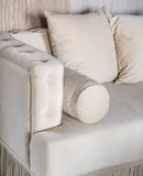 Coussin - Adri - Velours - Beige