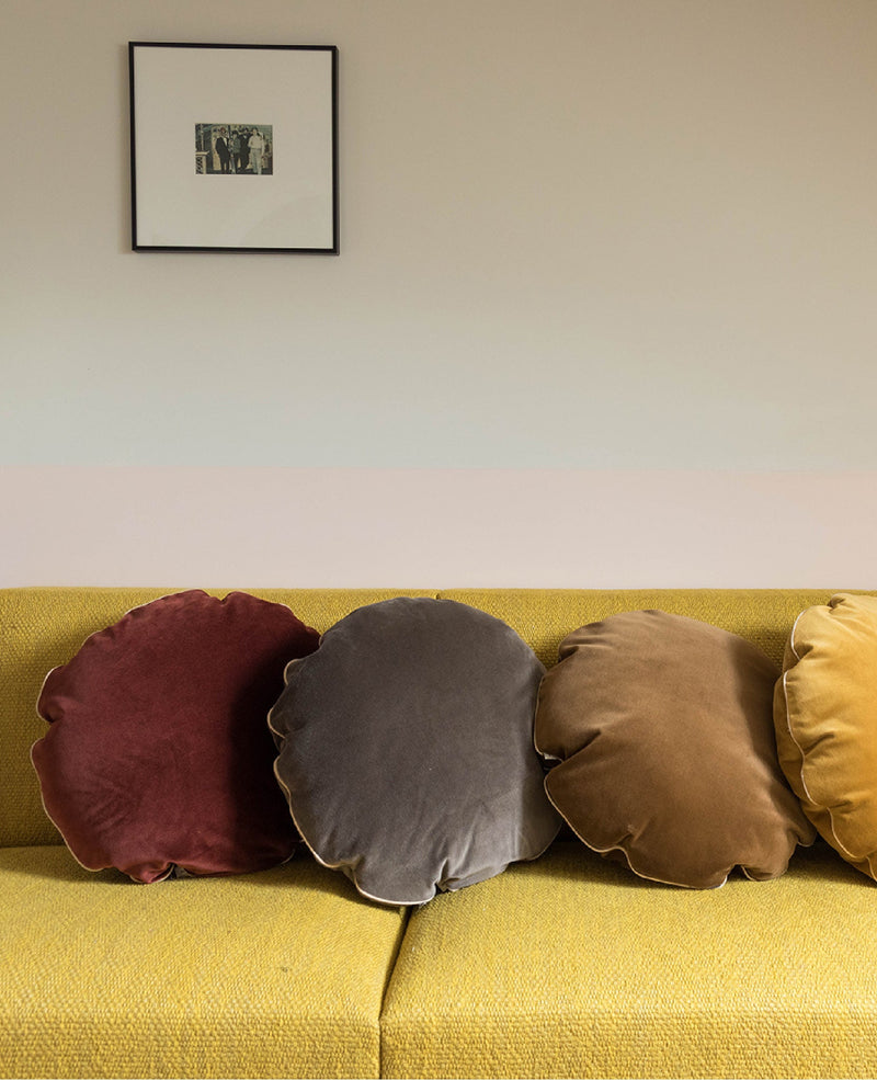 Coussin - Bomboloni - Velours - Gris