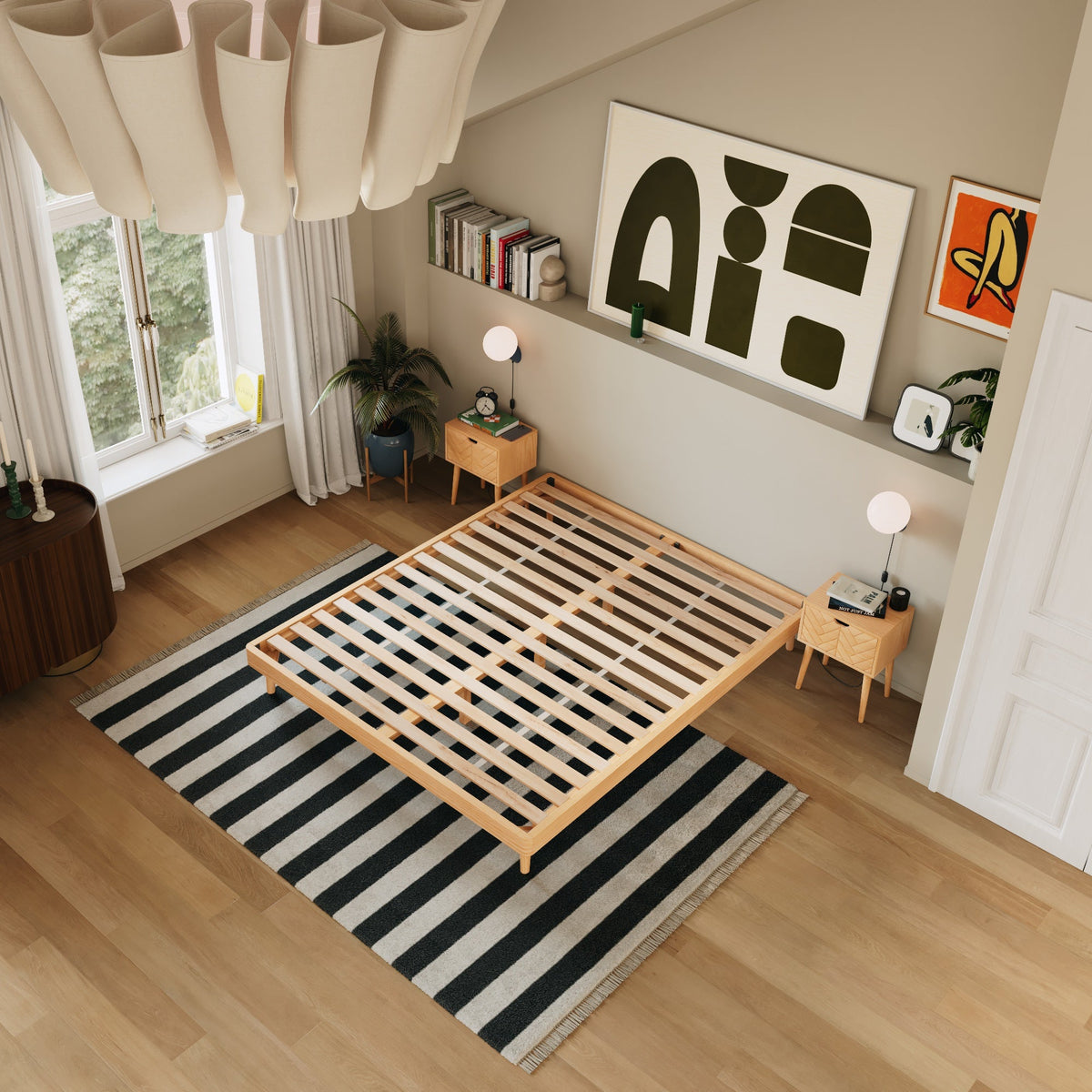 Ali Wooden Bed Base