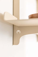 Detalles de WANDREGAL LINARA en Metal con Lino minimalista y Pulverbs de alta calidad.