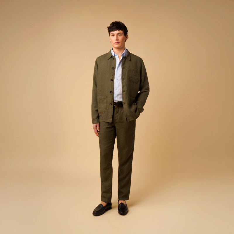 Veste Linen Work Black