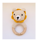 Sonajero de bebé de ganchillo personalizado