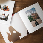 Set di 2 fotolibri quadrati rigidi