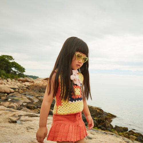 Chaqueta amarilla vintage Lake house - Selección Misha & Puff disponible en www.amaetc.com, concept store ecológico para niños