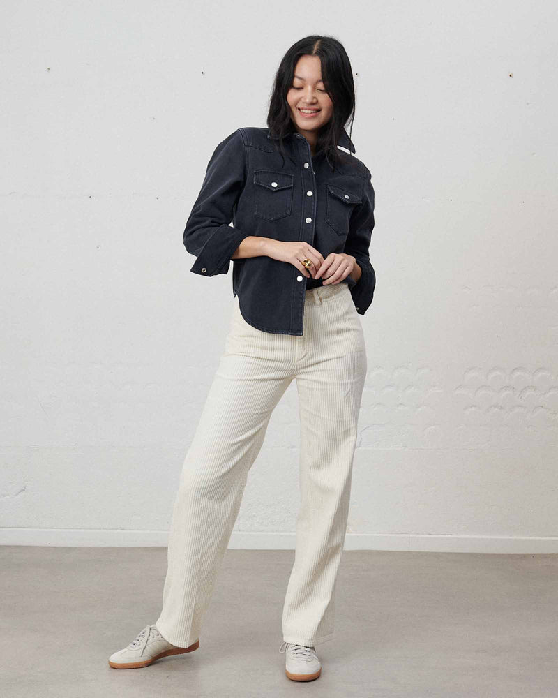 Pantalon Wham Trendy Corduroy - Creme