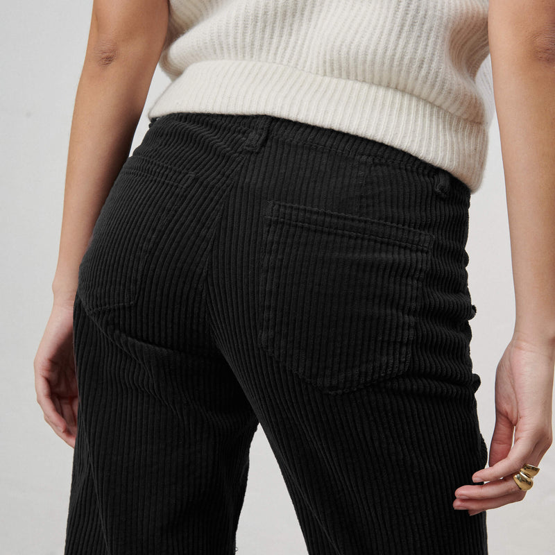 Pantalon Nina Trendy Corduroy - Noir