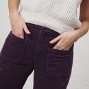 Pantalon Nina Trendy Corduroy - Prune