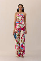 Top Krisha - Floral Rosette
