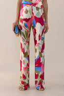 Pantalon Stacie - Floral Rosette