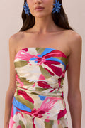 Top Krisha - Floral Rosette