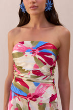 Top Krisha - Floral Rosette