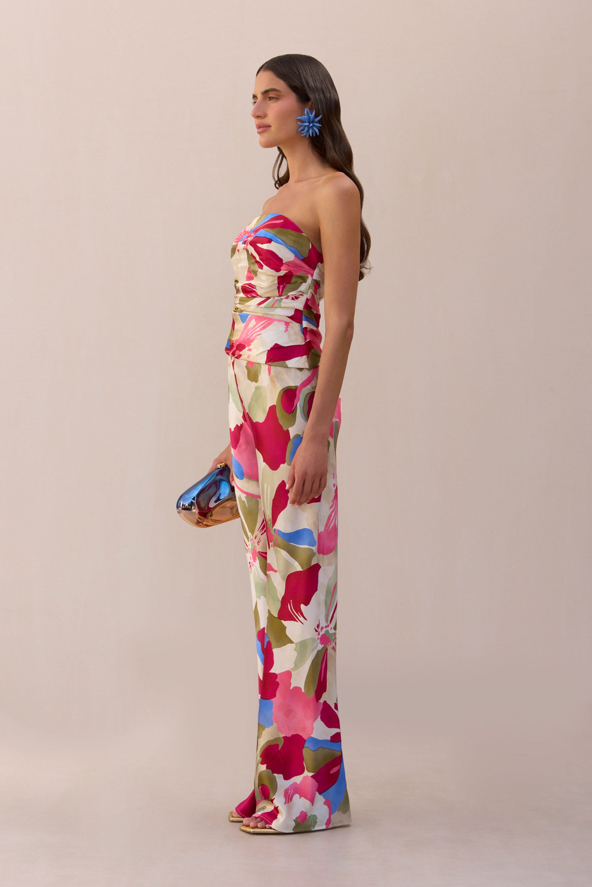 Pantalon Stacie - Floral Rosette