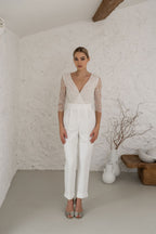 Combinaison Pantalon Norman - Écru