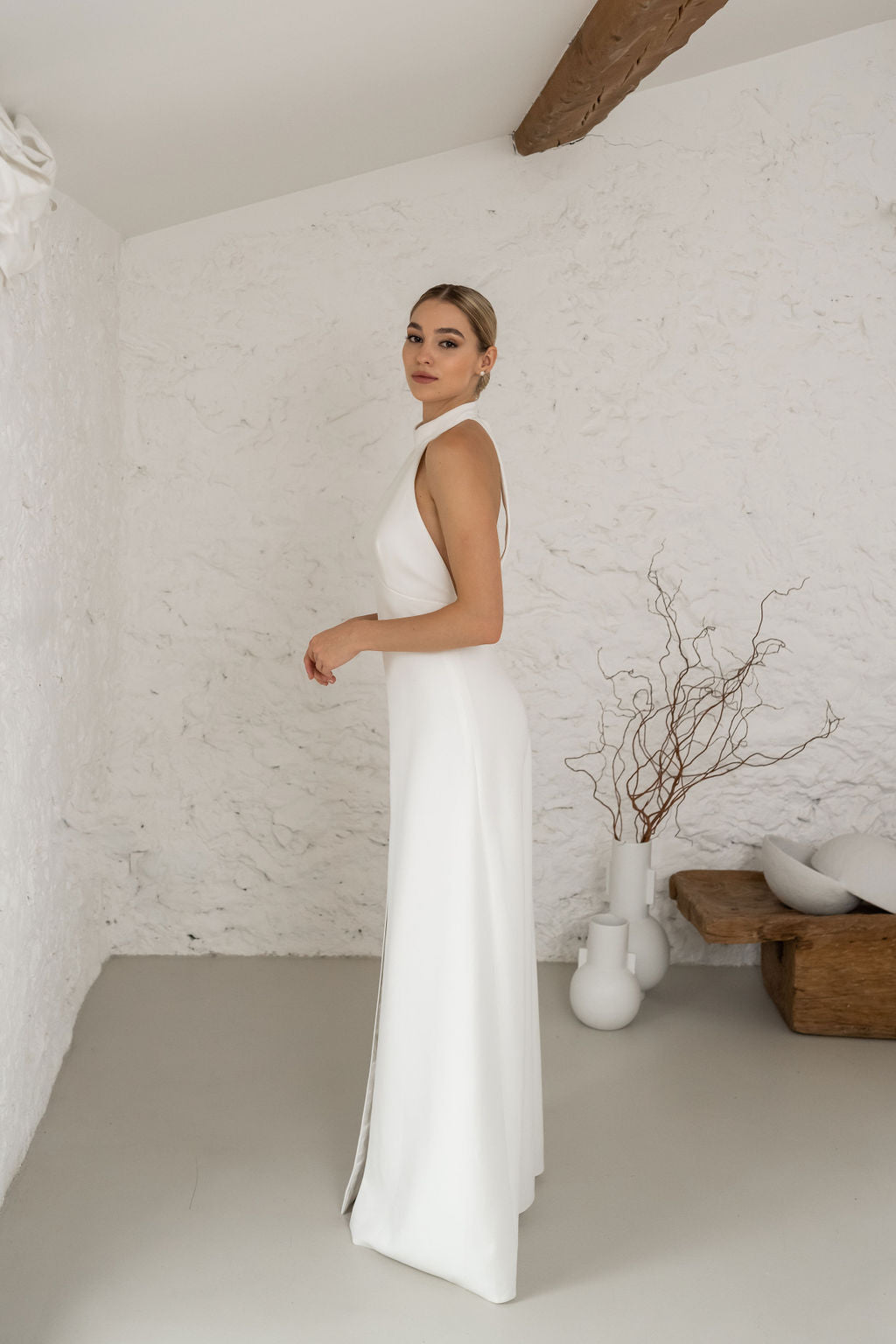 Kleid Chloé - Ecru
