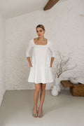 Ray Dress - Ecru