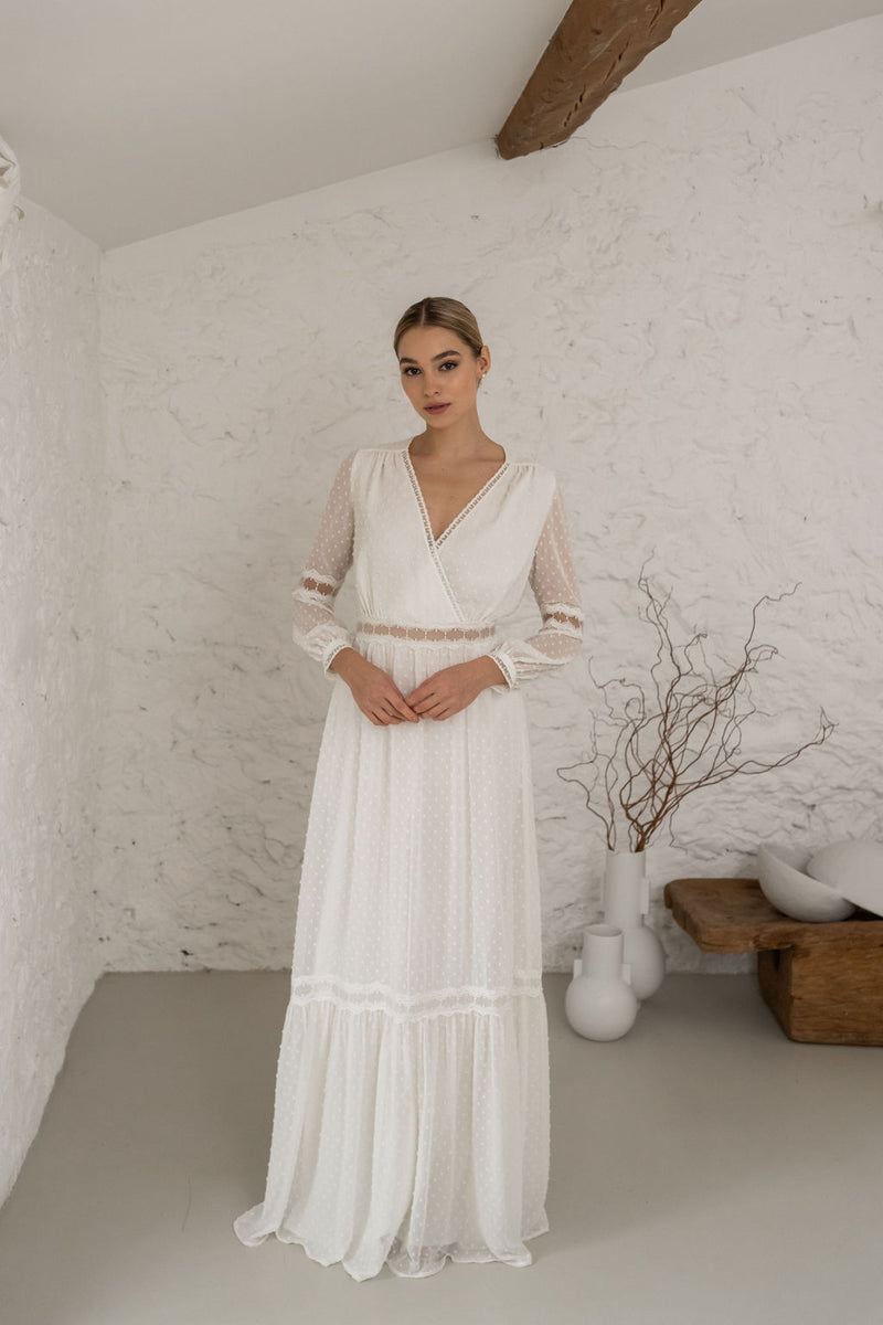 Robe Killims - Blanc Soie