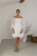 Nina Dress - Ecru
