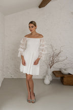Nina Dress - Ecru