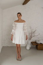 Nina Dress - Ecru