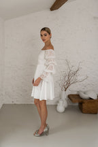 Nina Dress - Ecru