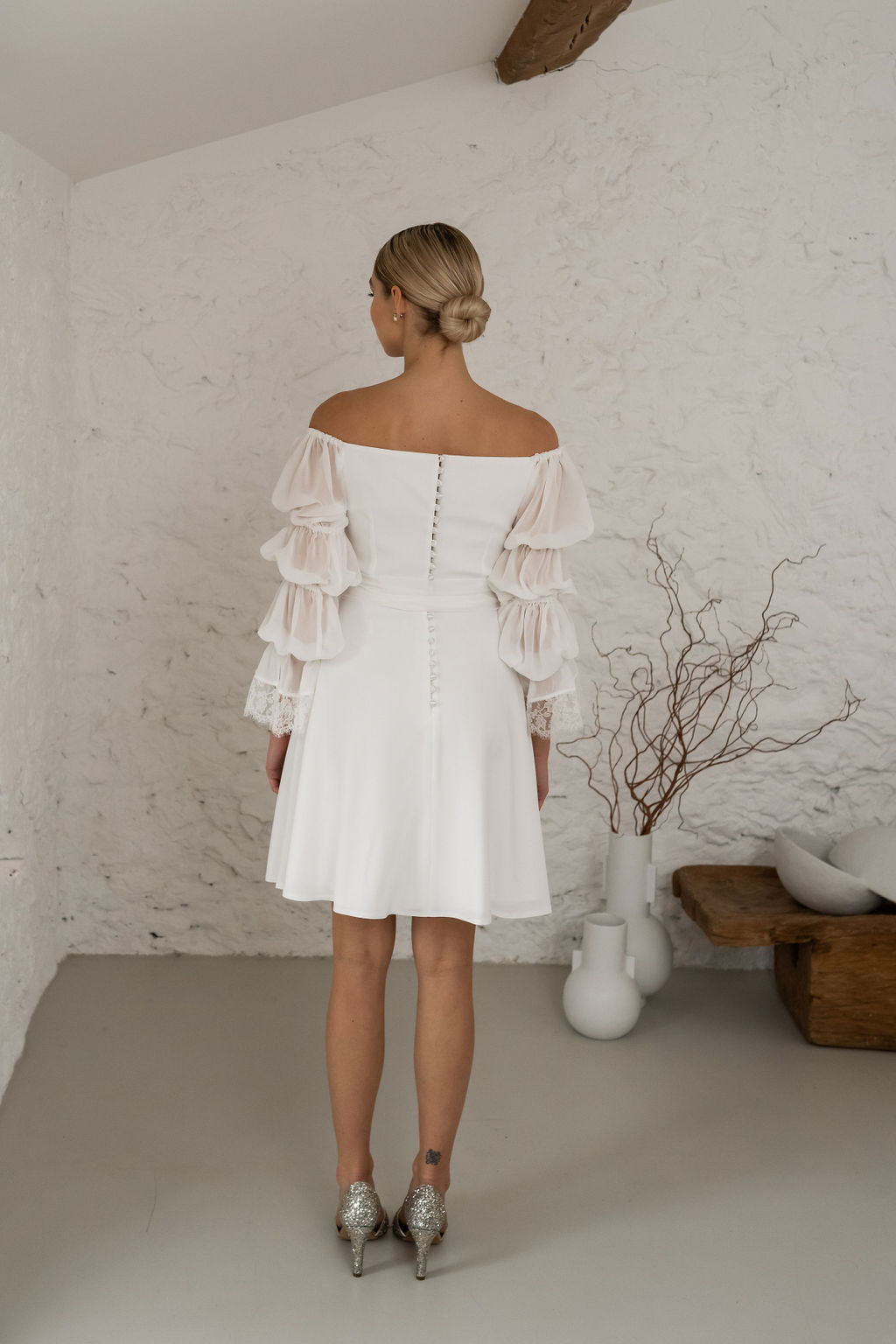 Nina Dress - Ecru