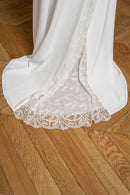 Robe Longue Agathe - Blanc Soie