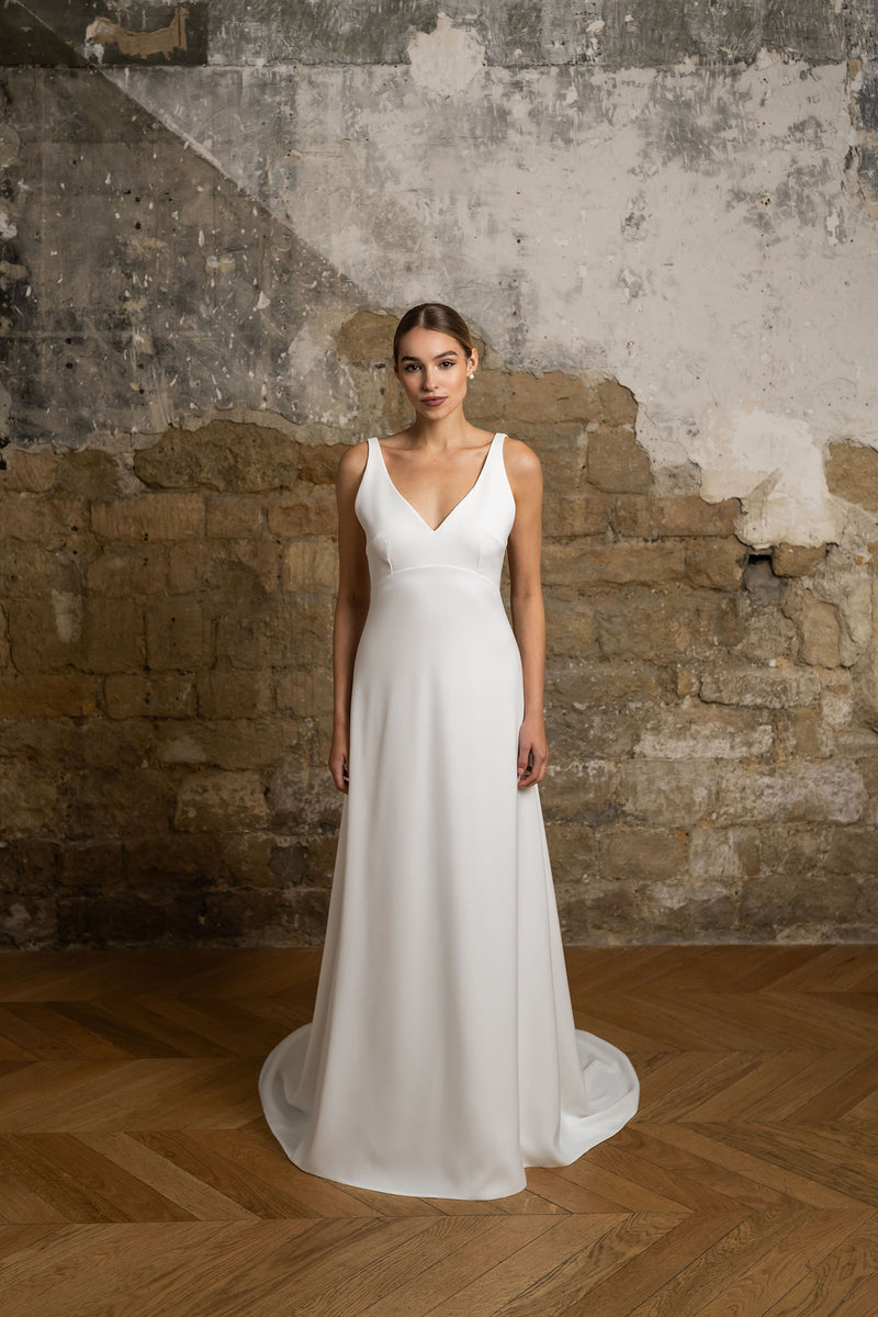 Robe Longue Lune - Blanc Soie