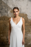 Robe Longue Lune - Blanc Soie