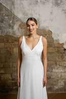 Robe Longue Lune - Blanc Soie