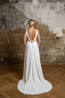 Robe Longue Lune - Blanc Soie