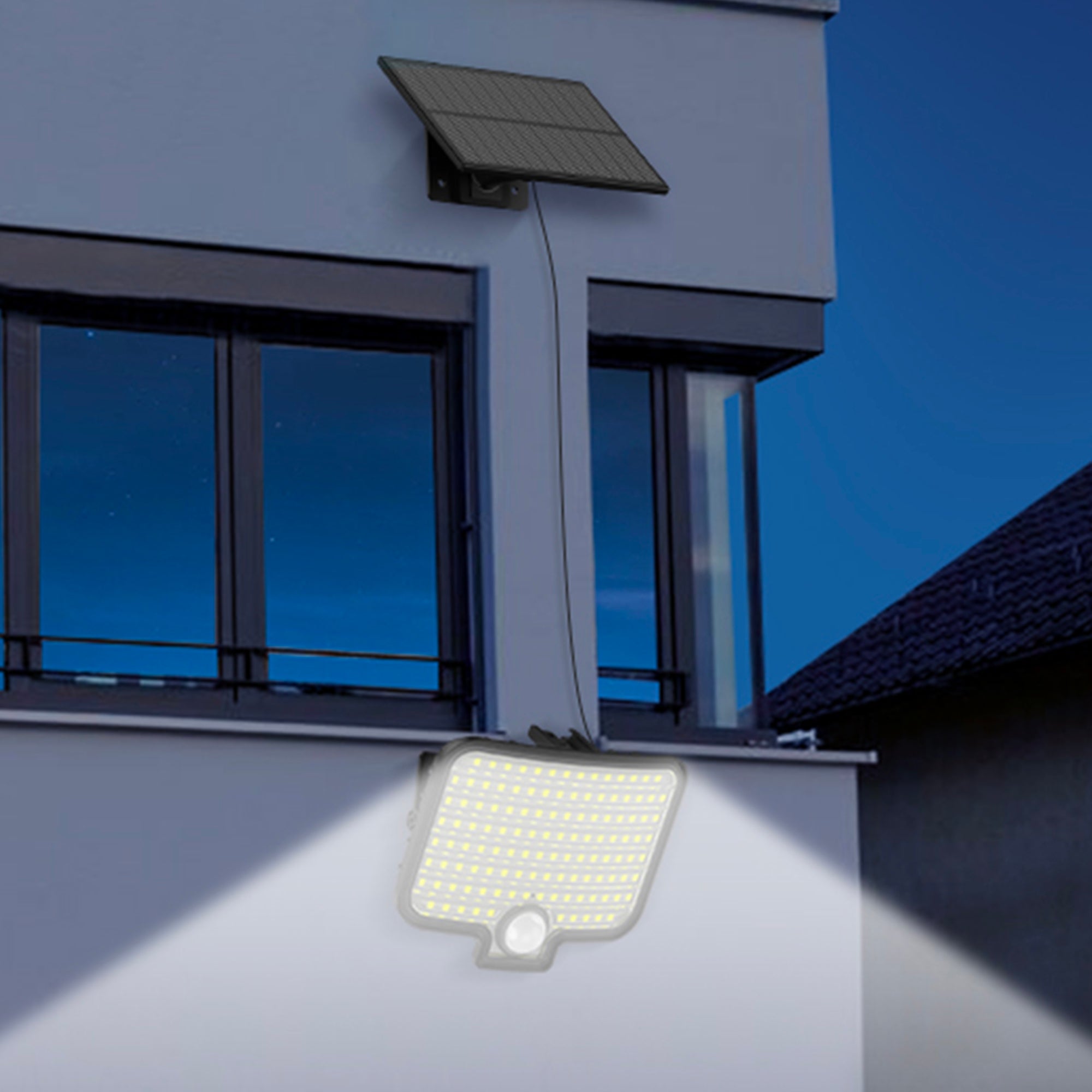 Brightly - Projecteur Solaire - Plastique - Noir