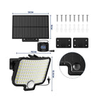 Brightly - Projecteur Solaire - Plastique - Noir