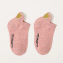 Lot de 5 chaussettes pour bébés et enfants. Languette coeur doré brodé à l'arrière du pied. 5 coloris : noir, blanc, beige, bleu, rose. Disponible en 4 taille : 12/24 mois, 2/4 ans, 5/8 ans, 9/12 ans. 