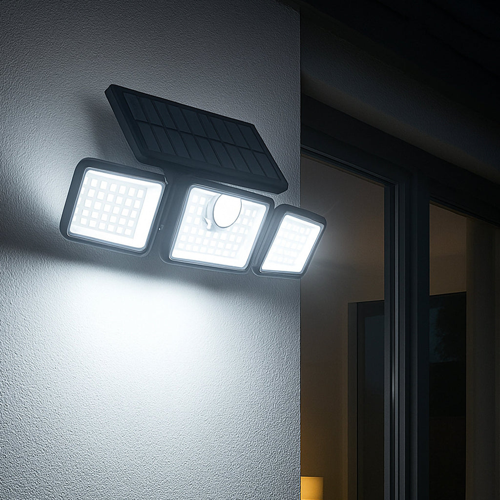 Gleamax - Projecteur Solaire - Plastique - Noir