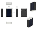 Rody - Aplique Solar - Plástico - Negro